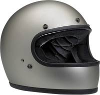 Biltwell Inc. - Biltwell Inc. Gringo Solid Helmet - 1002-203-101 - Gloss Titanium - X-Small - Image 2