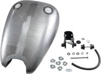 Drag Specialties - Drag Specialties QuickBob Extended Smooth-Top Rubber-Mount Gas Tank - Twin-Cap Style - 11583-BX46 - Image 1