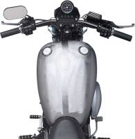 Drag Specialties - Drag Specialties QuickBob Extended Smooth-Top Rubber-Mount Gas Tank - Twin-Cap Style - 11583-BX46 - Image 2