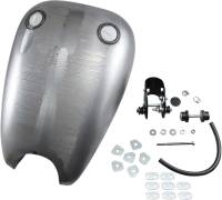 Drag Specialties - Drag Specialties QuickBob Extended Smooth-Top Rubber-Mount Gas Tank - Twin-Cap Style - 11583-BX46 - Image 3