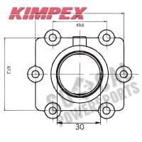 Kimpex - Kimpex Carburetor Mounting Flange - 07-100-59 - Image 3