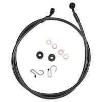 Magnum - Magnum Black Pearl E-Z Align Single Disc Front Brake Line - +8in. - 46351SW - Image 1
