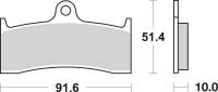 SBS - SBS HF Ceramic Brake Pads - 729HF - Image 2
