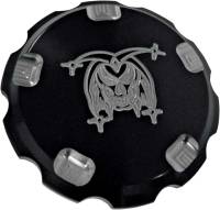 Joker Machine - Joker Machine Serrated Billet Gas Cap - Joker - Black Anodized - 10-441B - Image 1