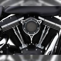 Cobra - Cobra RPT Air Intake - Black Ring with Chrome Frame - 606-0103-05BC - Image 1