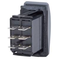 Blue Sea Systems - Blue Sea 7938 Contura II Switch DPDT Black - (ON)-OFF-(ON) - Image 2