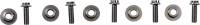 Diamond Engineering - Diamond Engineering 12-Point Polished Stainless Front Brake Rotor Bolt Kit - PB863S - Image 1