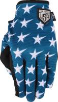 Thrashin Supply Company - Thrashin Supply Company Stealth American Print Gloves - SV1-12-09 - Red/White/Blue - Medium - Image 2