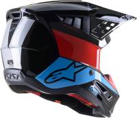 Alpinestars - Alpinestars SM5 Bond Helmet - 8303522-1377-2X - Black/Red/Cyan Glossy - 2XL - Image 2