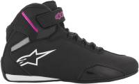 Alpinestars - Alpinestars Stella Sektor Womens Riding Shoes - 25157191039-9 - Black/Pink - 9 - Image 5