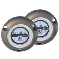 Lumitec - Lumitec SeaBlaze Mini Underwater Light - Pair - Brushed Finish - White Non-Dimming - Image 1