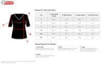Lethal Threat - Lethal Threat Queen of Heart Womens Shoulder Peak Shirt - LA205251X - Black - 1XL - Image 2