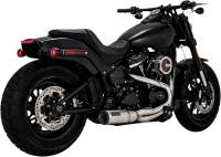 Vance & Hines - Vance & Hines Hi-Output 2-Into-1 Short Exhaust System - Stainless Steel - 27631 - Image 1