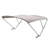 SureShade - SureShade Power Bimini - Clear Anodized Frame - Grey Fabric - Image 1
