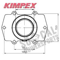 Kimpex - Kimpex Carburetor Mounting Flange - 07-101-03 - Image 3