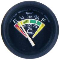 Faria Beede Instruments - Faria Euro Black 2" Battery Condition Indicator (E to F) - Image 1