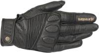 Alpinestars - Alpinestars Crazy Eight Leather Gloves - 3509018-1100-2X - Black - 2XL - Image 1