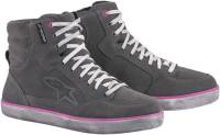 Alpinestars - Alpinestars Stella J-6 Waterproof Womens Riding Shoes - 2542220909510 - Gray/Pink - 10 - Image 1