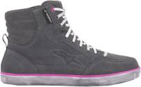 Alpinestars - Alpinestars Stella J-6 Waterproof Womens Riding Shoes - 2542220909510 - Gray/Pink - 10 - Image 6