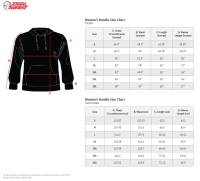 Lethal Threat - Lethal Threat Born Free Womens Zip Up Hoodie - HD84072-1X - Image 2