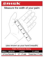 Risk Racing - Risk Racing Palm Protectors - 00111R - Black - Large - Image 3