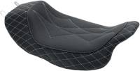 Mustang - Mustang Revere Journey Diamond Solo Seat - Gunmetal Gray - 75130GM - Image 2