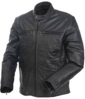 Mossi - Mossi Cruiser Premium Leather Jacket - 20-151-38 - Black - 38 - Image 1