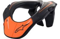 Alpinestars - Alpinestars Youth Neck Support - 6540118-14-OS - Black/Orange - OSFM - Image 1