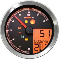 Koso North America - Koso North America LCD Color Change Speedo And Tachometer - Silver Bezel - BA051221 - Image 3
