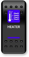 Moose Utility - Moose Utility Rocker Switch - Heater - 2106-0415 - Image 1