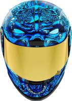 Icon - Icon Airform Ships Company Helmet - 0101-13677 - Blue - X-Small - Image 4