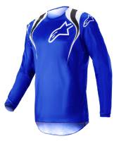 Alpinestars - Alpinestars Fluid Narin Jersey - 3761823-7021-LG - Blue Ray/White - Large - Image 1