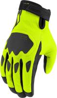 Icon - Icon Hooligan CE Gloves - 3301-4378 - Hi-Vis - Small - Image 1