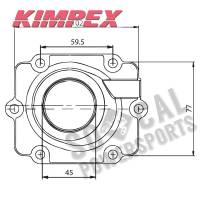 Kimpex - Kimpex Carburetor Mounting Flange - 07-103-02 - Image 3