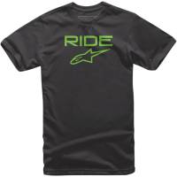 Alpinestars - Alpinestars Ride 2.0 T-Shirt - 1038-72000-1060-2XL - Black/Green - 2XL - Image 1