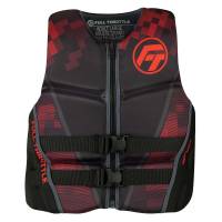 Full Throttle - Full Throttle Men&#39;s Rapid-Dry Flex-Back Life Jacket - 2XL - Black/Red - Image 1