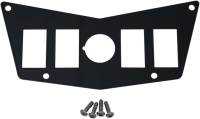 Moose Utility - Moose Utility Center 4 Switch Dash Plate - Black - 100-4390-PU - Image 1
