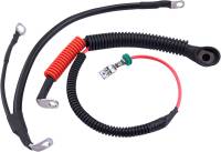 Drag Specialties - Drag Specialties Battery Cable Kit - 6 1/4in. with 12 3/4 Auxiliary Wide and 18 5/8 with 9 1/4 Auxiliary Wide - Black - 2113-0736 - Image 2