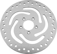 HardDrive - HardDrive Drilled Vented Front Brake Rotor - Stainless Steel Polished - 144313 - Image 1