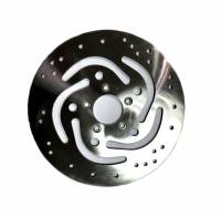 HardDrive - HardDrive Drilled Vented Front Brake Rotor - Stainless Steel Polished - 144313 - Image 2