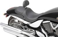 Drag Specialties - Drag Specialties Predator Seat with Backrest Option - Carbon fiber texture - 0810-1583 - Image 4