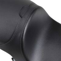 Drag Specialties - Drag Specialties Predator Seat with Backrest Option - Carbon fiber texture - 0810-1583 - Image 6