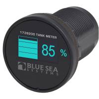 Blue Sea Systems - Blue Sea 1739200 Mini OLED Tank Meter - Blue - Image 1