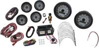 Dakota Digital - Dakota Digital MVX-8K Analog/Digital Plug-In Instrumentation Six-Gauge Kit - White/Gray Background - Black Bezel - MVX-8600-WG-K - Image 1