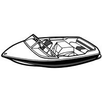 Carver by Covercraft - Carver Performance Poly-Guard Styled-to-Fit Boat Cover f/19.5&#39; Tournament Ski Boats - Grey - Image 2