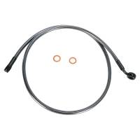 Magnum - Magnum Black Pearl Designer Series ABS Front Upper Brake Line - 7/16in., 35deg. Banjo - 40in. - AS47940 - Image 1