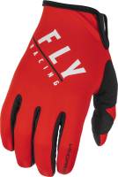 Fly Racing - Fly Racing Windproof Gloves - 371-14310 - Black/Red - Large - Image 1