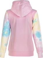 Fly Racing - Fly Racing Tie-Dye Zip Up Womens Hoodie - 358-0071X - Pink/Yellow/Blue - X-Large - Image 2