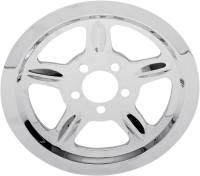 Drag Specialties - Drag Specialties Chrome Outer Rear Pulley Insert - 302220 - Image 1