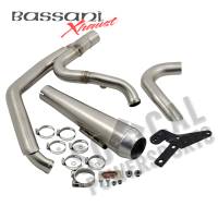 Bassani Manufacturing - Bassani Manufacturing Road Rage III 2-Into-1 Exhaust System - Stainless Steel - 1S81SS - Image 2